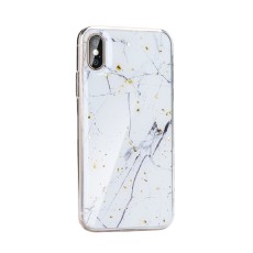 Forcell Marble Back Case priekš Apple iPhone 12 mini - Balts Marmors - aizmugures maciņš / apvalks no epoksīda sveķiem