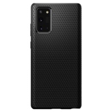Spigen Liquid Air Back Case priekš Samsung Galaxy Note 20 N980 - Melns - silikona aizmugures apvalks  / bampers-vāciņš