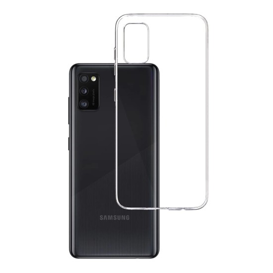 3MK Clear Case priekš Samsung Galaxy A41 A415 - Caurspīdīgs - silikona aizmugures apvalks / bampers-vāciņš