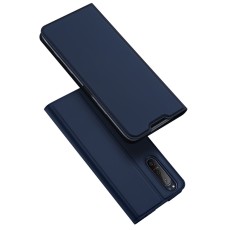 Dux Ducis Skin Pro series priekš Sony Xperia 5 II - Tumši Zils - sāniski atverams maciņš ar magnētu un stendu / grāmatveida maciņš