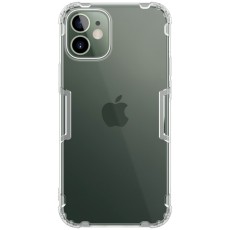 NILLKIN Nature 0.6mm Soft TPU Phone Case priekš Apple iPhone 12 mini - Caurspīdīgs - silikona aizmugures apvalks (bampers, vāciņš, slim TPU silicone case shell cover, bumper)