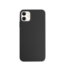 NXE Matte TPU Mobile Phone Protective Back Case priekš Apple iPhone 12 mini - Melns - matēts silikona aizmugures apvalks / bampers-vāciņš