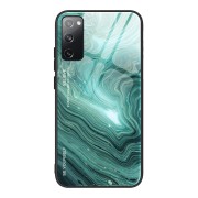 OEM Marble Texture Glass Back Case