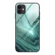 Marble Texture Glass Back Case priekš Apple iPhone 12 Pro Max - Style B - stikla aizmugures apvalks / bampers-vāciņš