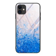 Marble Texture Glass Back Case priekš Apple iPhone 12 Pro Max - Style G - stikla aizmugures apvalks / bampers-vāciņš