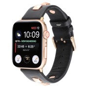 OEM Genuine Leather Watchband with Rose