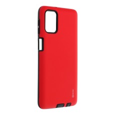 RoarKorea Rico Armor Back Case priekš Samsung Galaxy M31s M317 - Sarkans - triecienizturīgs silikona aizmugures apvalks / bampers-vāciņš