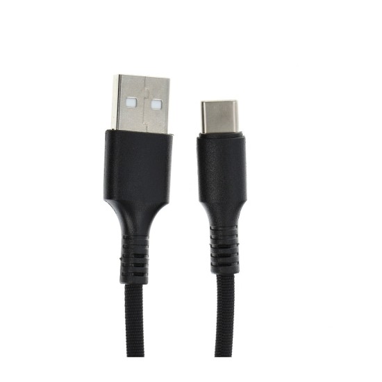 C279 1M USB to Type-C cable 1M - Melns - USB-C lādēšanas un datu kabelis / vads