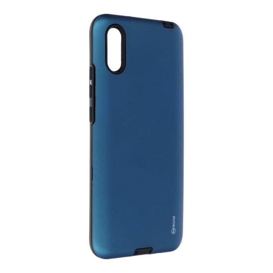 RoarKorea Rico Armor Back Case priekš Xiaomi Redmi 9A - Zils - triecienizturīgs silikona aizmugures apvalks / bampers-vāciņš