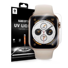 Mocolo UV Glue Tempered Glass Screen Protector priekš Apple Watch Series 4 / 5 / 6 (44mm) - Caurspīdīgs - Ekrāna Aizsargstikls / Bruņota Stikla Aizsargplēve