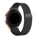 22mm Tech-Protect Magnetic Milanese Metal Watch Band - Чёрный - ремешок для умных часов из нержавеющей стали с магнитом