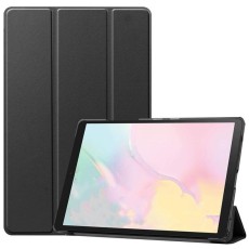 Tech-Protect Smart Case priekš Samsung Galaxy Tab A7 (2020 / 2022) T500 / T505 / T509 - Melns - sāniski atverams maciņš ar magnētu un stendu