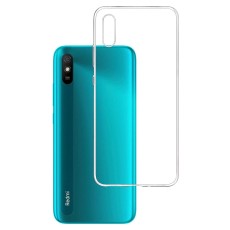 3MK Clear Case priekš Xiaomi Redmi 9A - Caurspīdīgs - silikona aizmugures apvalks / bampers-vāciņš