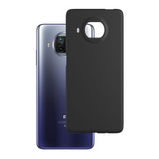 3MK Matt Case priekš Xiaomi Mi 10T Lite 5G - Melns - matēts silikona aizmugures apvalks / bampers-vāciņš