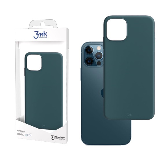 3MK Matt Case для Apple iPhone 12 / 12 Pro - Зелёный - матовая силиконовая накладка / бампер-крышка