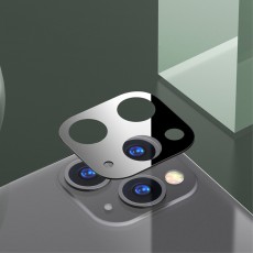 Usams Camera Lens Tempered Glass protector priekš Apple iPhone 11 Pro - Melns - Aizmugurējās kameras aizsargstikls