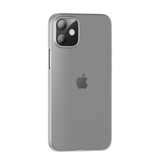 Usams Gentle Series Matt PP Back Case priekš Apple iPhone 12 mini - Caurspīdīgs - matēts plastikas aizmugures apvalks / bampers-vāciņš