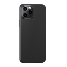 Usams Gentle Series Matt PP Back Case priekš Apple iPhone 12 Pro Max - Melns - matēts plastikas aizmugures apvalks / bampers-vāciņš