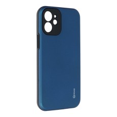 RoarKorea Rico Armor Back Case priekš Apple iPhone 12 mini - Zils - triecienizturīgs silikona aizmugures apvalks / bampers-vāciņš