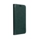 Smart Magnetic Case priekš Samsung Galaxy M21 M215 - Tumši Zaļš - sāniski atverams mākslīgas ādas maciņš ar stendu