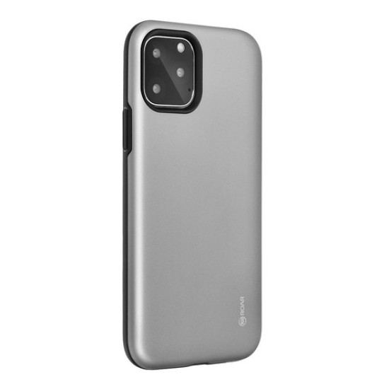 RoarKorea Rico Armor Back Case priekš Samsung Galaxy A42 5G A426 - Pelēks - triecienizturīgs silikona aizmugures apvalks / bampers-vāciņš