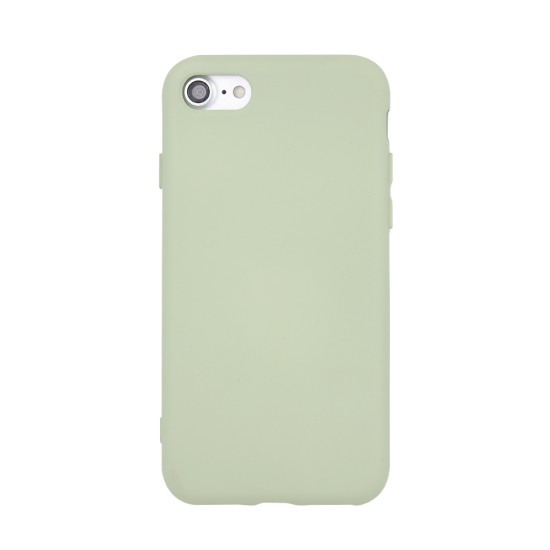 OEM Silicone Back Case (Microfiber Soft Touch) priekš Apple iPhone 12 / 12 Pro - Zaļš - matēts silikona aizmugures apvalks