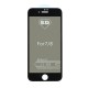 5D Privacy Full Glue Tempered Glass screen protector priekš Apple iPhone 11 Pro / X / XS - Melns - Ekrāna Aizsargstikls / Bruņota Stikla Aizsargplēve (Full screen size curved)