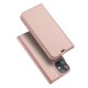 Dux Ducis Skin Pro series для Apple iPhone 12 / 12 Pro - Розовое Золото - чехол-книжка с магнитом и стендом / подставкой
