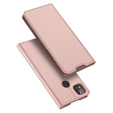Dux Ducis Skin Pro series priekš Xiaomi Redmi 9C / 10A - Rozā Zelts - sāniski atverams maciņš ar magnētu un stendu
