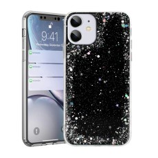 Brilliant Clear Back Case priekš Samsung Galaxy A02s A025G - Melns - silikona aizmugures apvalks / bampers-vāciņš