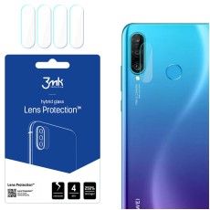 3MK Lens Protection (4 gab.) Hybrid Tempered Glass / Film camera protector priekš Huawei P30 Lite - hibrīds aizmugurējās kameras aizsargstikls / aizsargplēve
