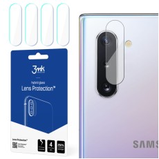 3MK Lens Protection (4 gab.) Hybrid Tempered Glass / Film camera protector priekš Samsung Galaxy Note 10 N970 - hibrīds aizmugurējās kameras aizsargstikls / aizsargplēve