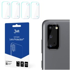3MK Lens Protection (4 gab.) Hybrid Tempered Glass / Film camera protector priekš Samsung Galaxy S20 G981 - hibrīds aizmugurējās kameras aizsargstikls / aizsargplēve