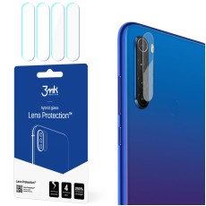 3MK Lens Protection (4 gab.) Hybrid Tempered Glass / Film camera protector priekš Xiaomi Redmi Note 8T - hibrīds aizmugurējās kameras aizsargstikls / aizsargplēve