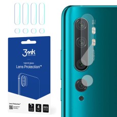3MK Lens Protection (4 gab.) Hybrid Tempered Glass / Film camera protector priekš Xiaomi Mi Note 10 / Note 10 Pro - hibrīds aizmugurējās kameras aizsargstikls / aizsargplēve