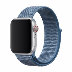 Devia Strap Deluxe Sport3 priekš Apple Watch 38 / 40 / 41 mm / Series 10 / 11 (42mm) - Pelēks / Zils - neilona siksniņas (jostas) priekš pulksteņiem