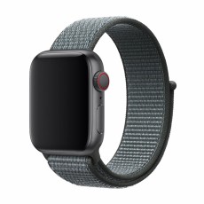 Devia Strap Deluxe Sport3 priekš Apple Watch 38 / 40 / 41 mm / Series 10 / 11 (42mm) - Tumši Pelēks - neilona siksniņas (jostas) priekš pulksteņiem