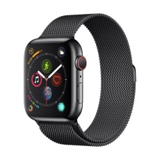 Devia Magnetic Milanese Loop Metal Watch Strap priekš Apple Watch 38 / 40 / 41 mm / Series 10 / 11 (42mm) - Melns - siksniņas (jostas) viedpulksteņiem no nerūsējoša tērauda ar magnētu