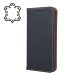 Genuine Leather Case Smart Pro priekš Samsung Galaxy A32 5G A326 - Melns - dabīgās ādas maciņš sāniski atverams ar stendu