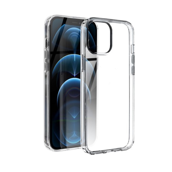 Super Clear Hybrid Back Case priekš Apple iPhone 11 Pro Max - Caurspīdīgs - silikona-plastikas aizmugures apvalks / bampers-vāciņš