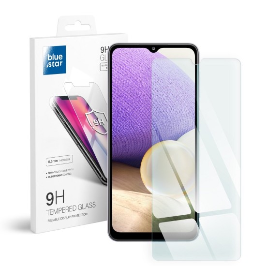 BlueStar Tempered Glass screen protector priekš Samsung Galaxy A32 5G A326 / A12 A125 - Ekrāna Aizsargstikls / Bruņota Stikla Aizsargplēve