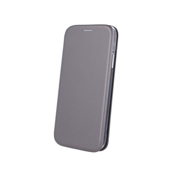 Smart Diva priekš Samsung Galaxy A32 5G A326 - Pelēks - sāniski atverams maciņš ar stendu / grāmatveida maks