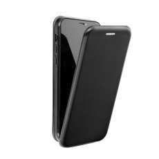 Vennus Flexi Elegance Flip Case priekš Xiaomi Redmi Note 9 - Melns - vertikāli atverams maciņš