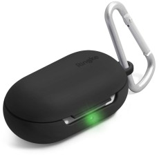 Ringke PC Protective Case priekš Samsung Galaxy Buds / Buds Plus - Melns - plastikāta apvalks bezvadu austiņu lādēšanas ierīcei