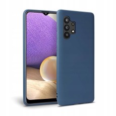 Tech-Protect Icon Series Back Case priekš Samsung Galaxy A32 4G A325 - Zils - silikona aizmugures apvalks / bampers-vāciņš