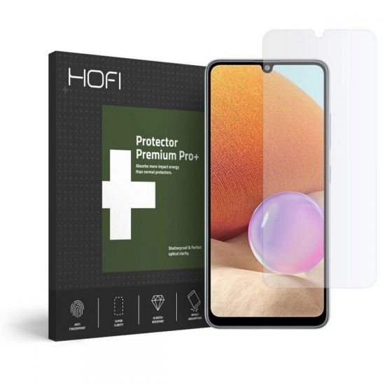 Hofi Premium Pro+ 9H Hybrid Glass Screen Protector priekš Samsung Galaxy A32 4G A325 - Ekrāna Aizsargstikls / Bruņota Stikla Aizsargplēve
