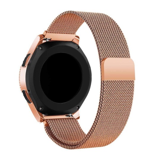 20mm Tech-Protect Magnetic Milanese Metal Watch Band - Zelts - siksniņa viedpulksteņiem no nerūsējoša tērauda ar magnētu