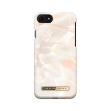 iDeal of Sweden Fashion SS21 Back Case priekš Apple iPhone 7 / 8 / SE2 (2020) / SE3 (2022) - Rose Pearl Marble - plastikāta aizmugures apvalks ar iebūvētu metālisku plāksni / bampers-vāciņš