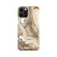iDeal of Sweden Fashion GM19 Back Case priekš Apple iPhone 12 / 12 Pro - Golden Sand Marble - plastikāta aizmugures apvalks ar iebūvētu metālisku plāksni / bampers-vāciņš