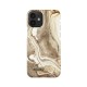 iDeal of Sweden Fashion GM19 Back Case priekš Apple iPhone 12 mini - Golden Sand Marble - plastikāta aizmugures apvalks ar iebūvētu metālisku plāksni / bampers-vāciņš